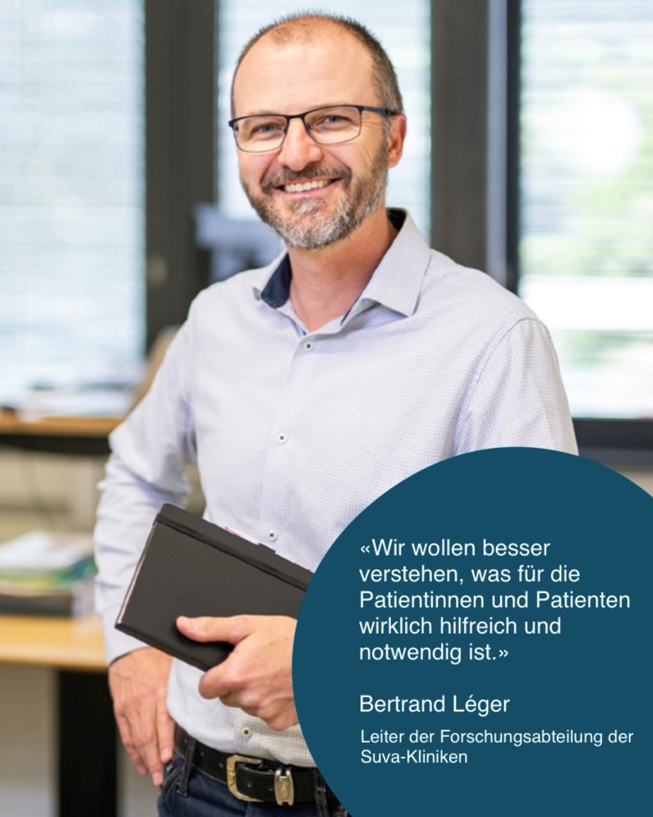 Bertrand Léger, Leiter Forschung Suva-Kliniken